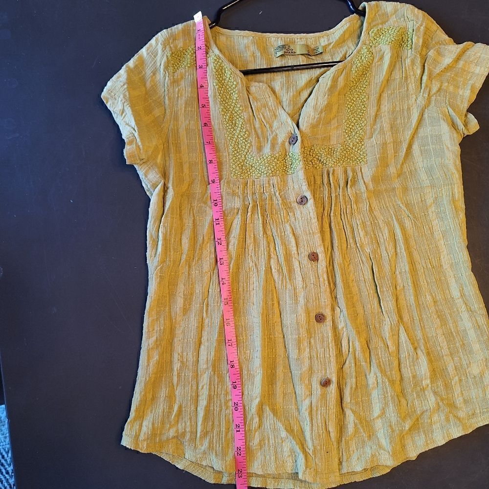 Prana Blouse small yellow - Picture 3 of 8